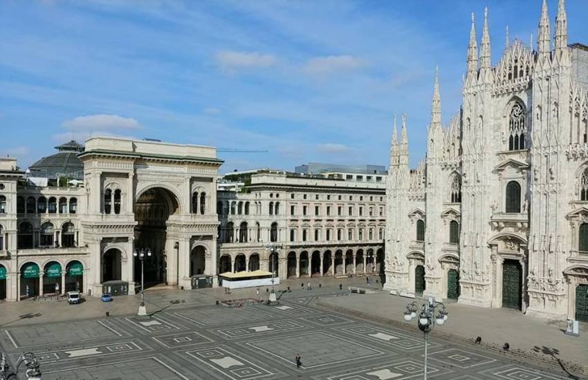 Milano piazza del duomo